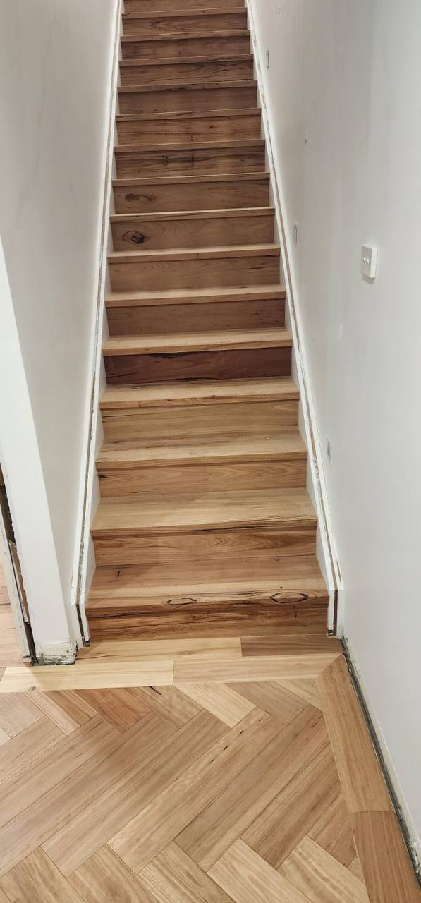 Timber Fiddleback - 125 Rustic Blackbutt, Brush Matte, 125x14/3 mm