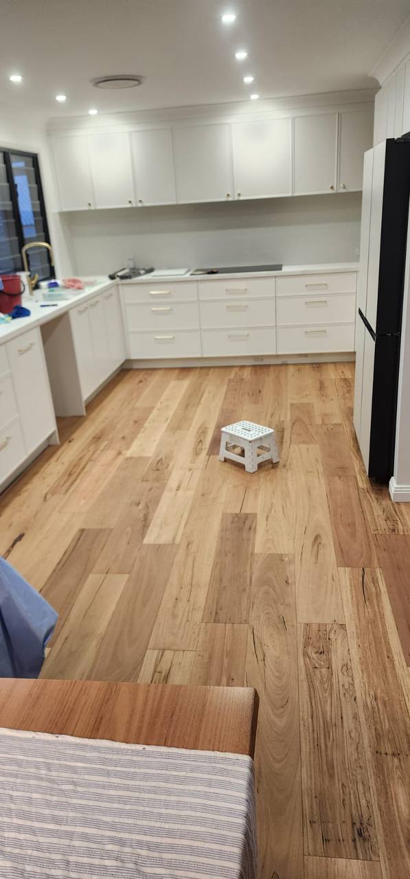 Timber Fiddleback - 125 Rustic Blackbutt, Brush Matte, 125x14/3 mm