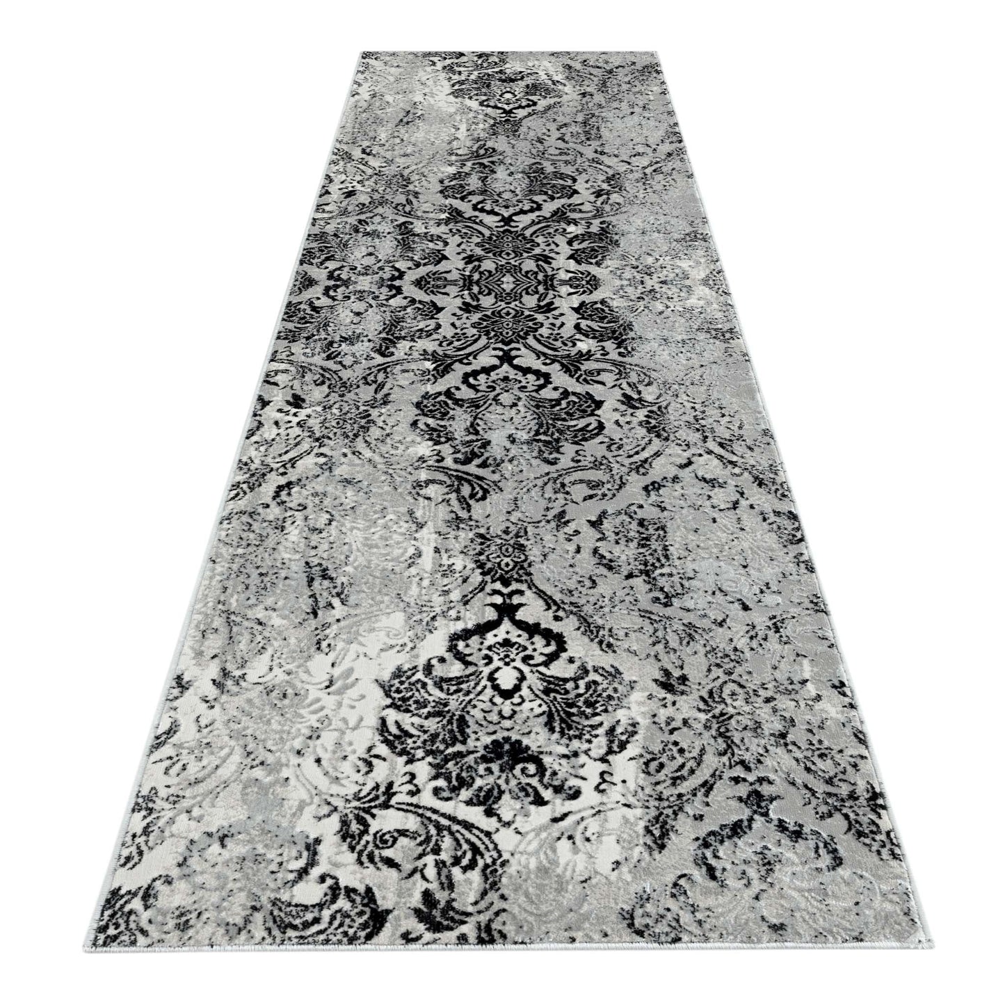 Azalea 4001 Black Hallway Runner