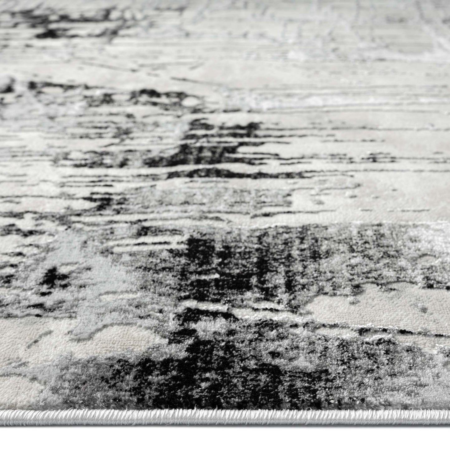 Azalea 4004 Black Hallway Runner