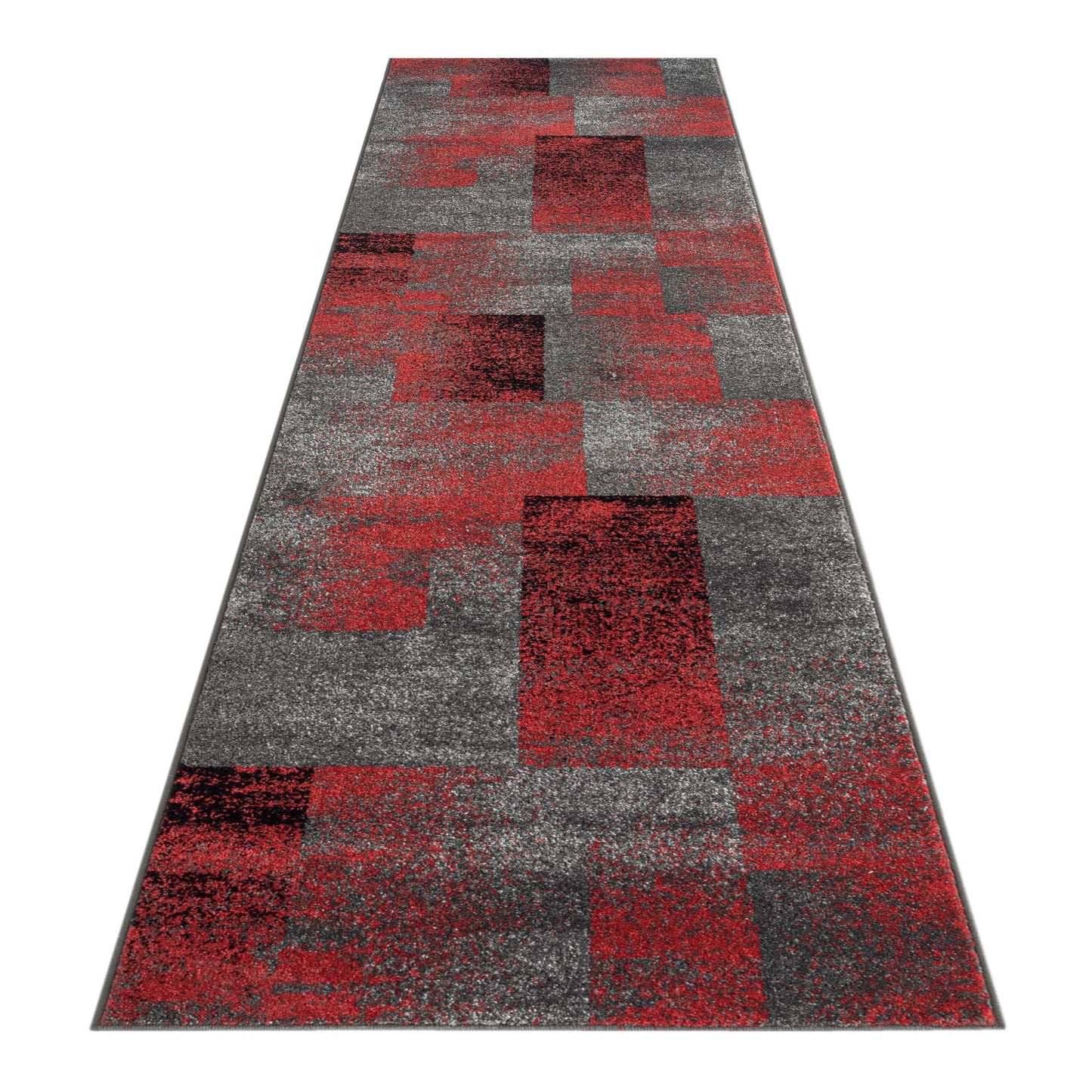 Luxor 444 Red Hallway Runner