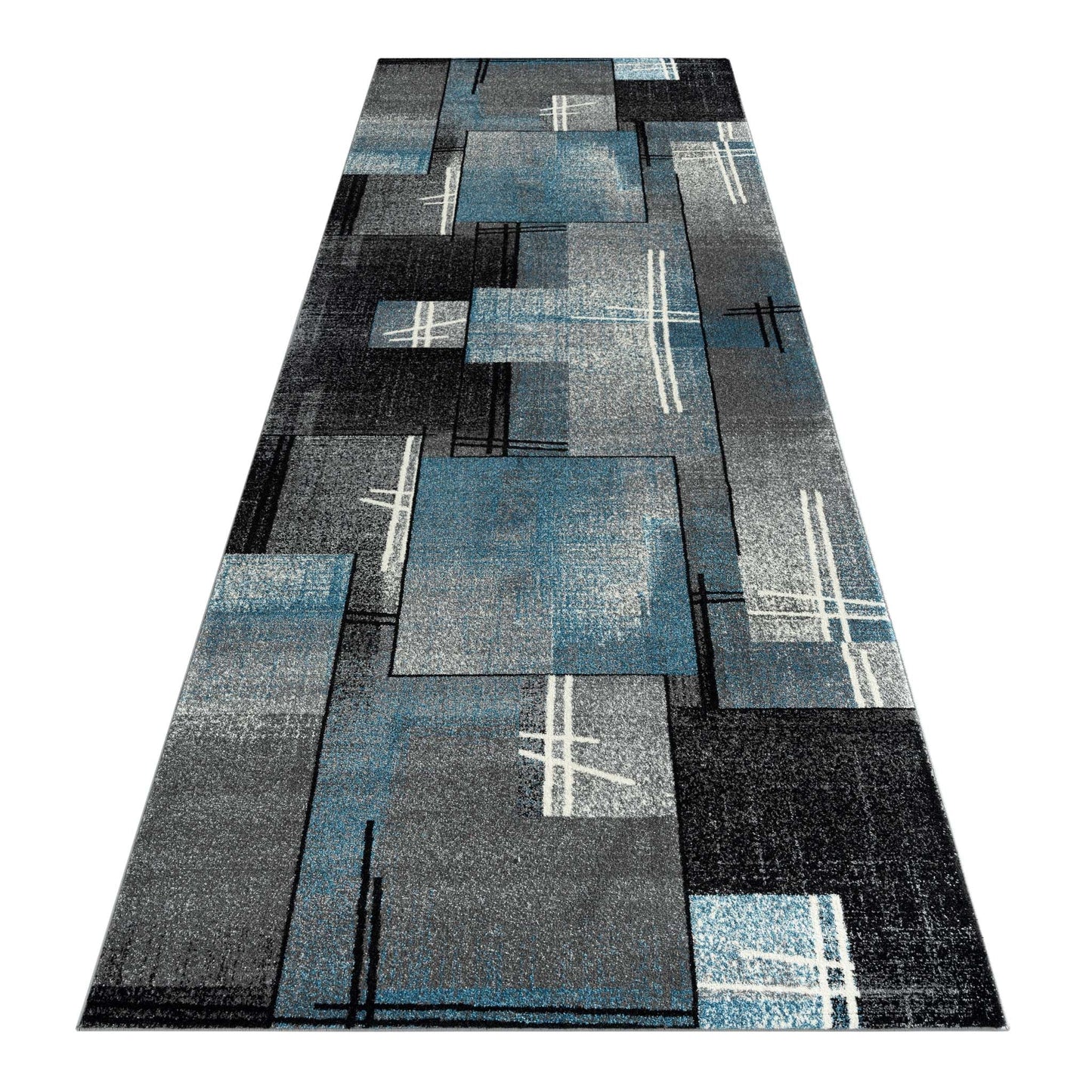 Luxor 754 Blue Hallway Runner