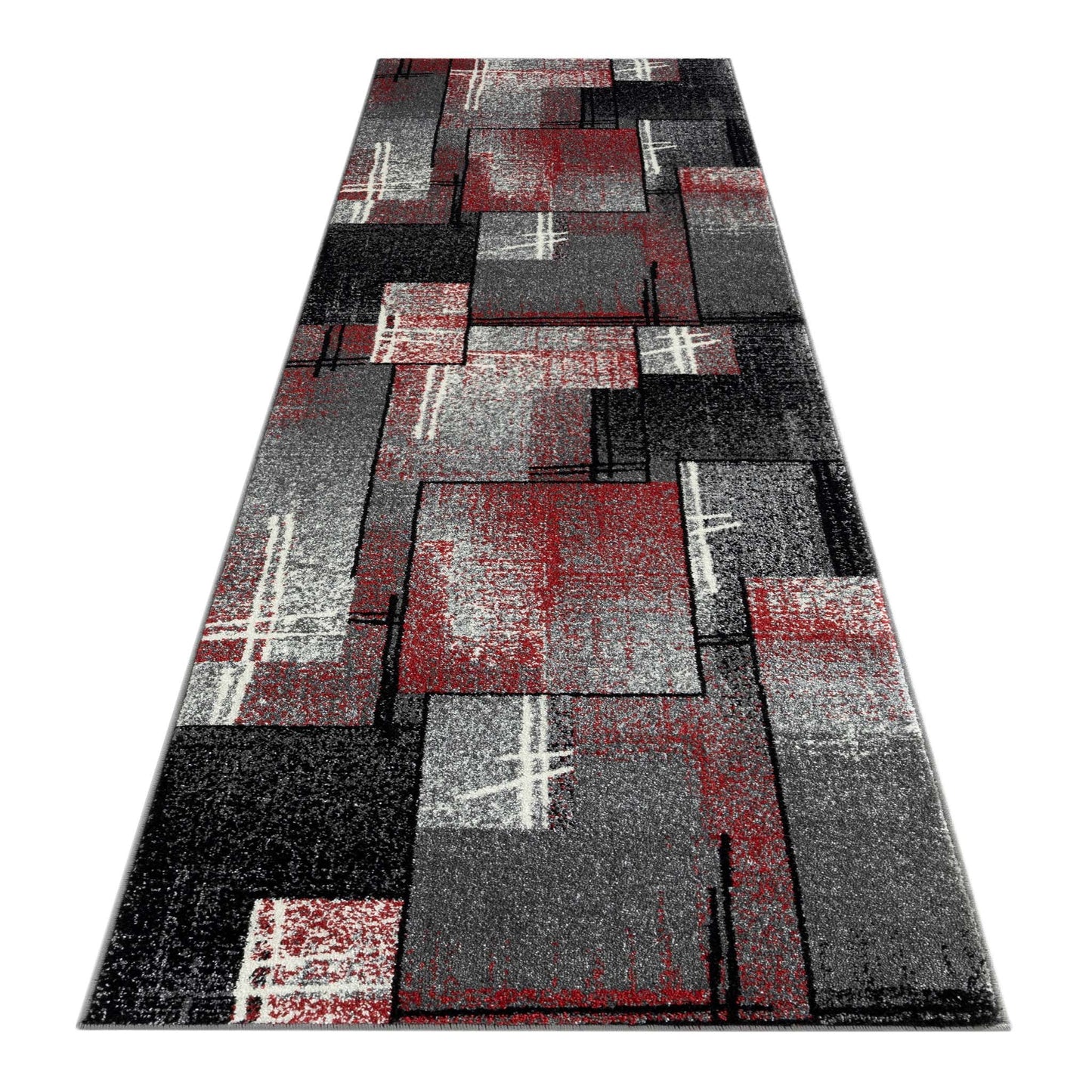 Luxor 754 Red Hallway Runner
