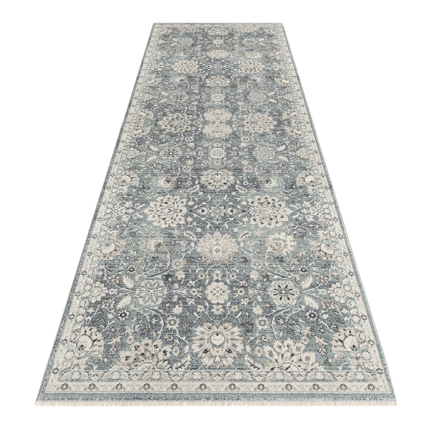Unique 2202 Lt Blue Hallway Runner