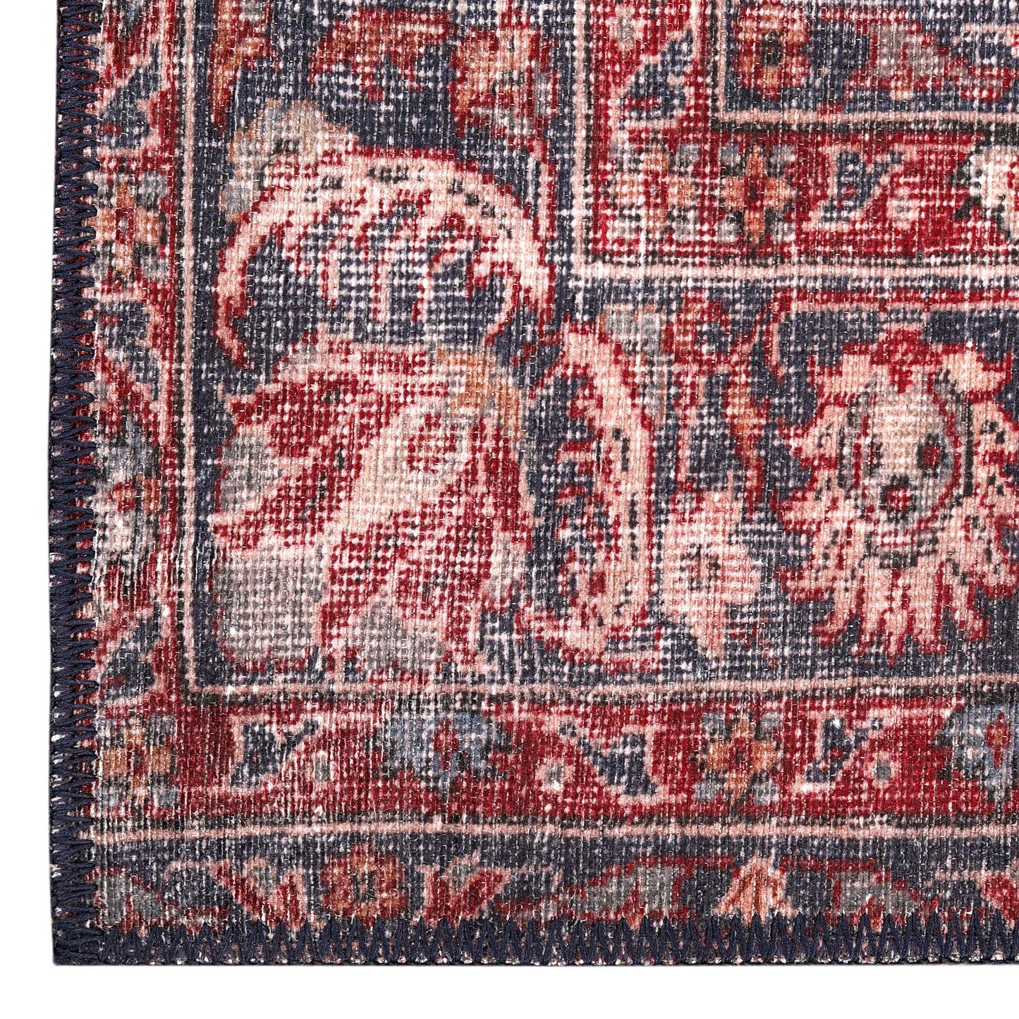 Flores 2017 Red Hallway Runner