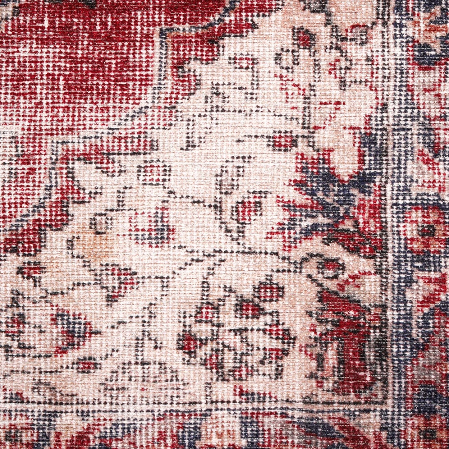 Flores 2017 Red Hallway Runner