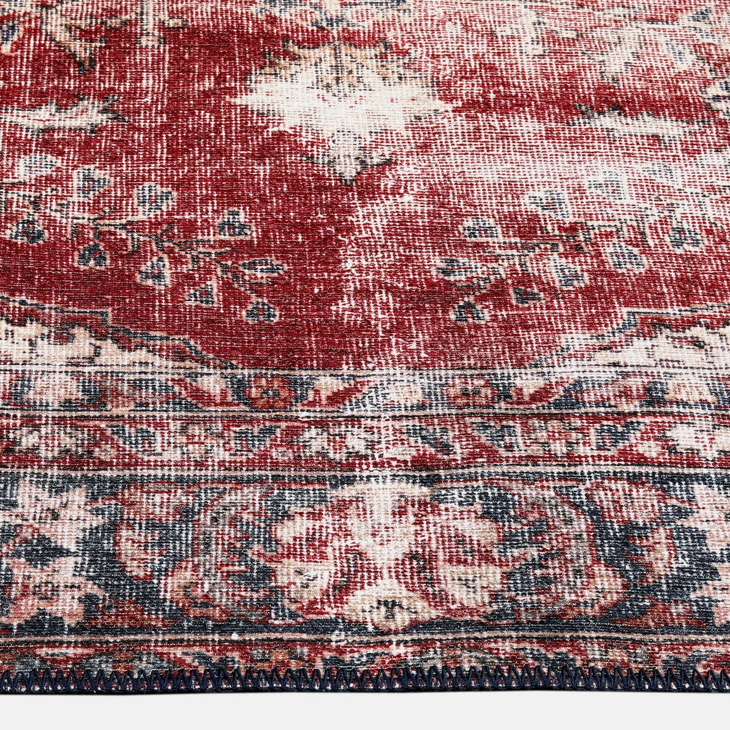 Flores 2017 Red Hallway Runner