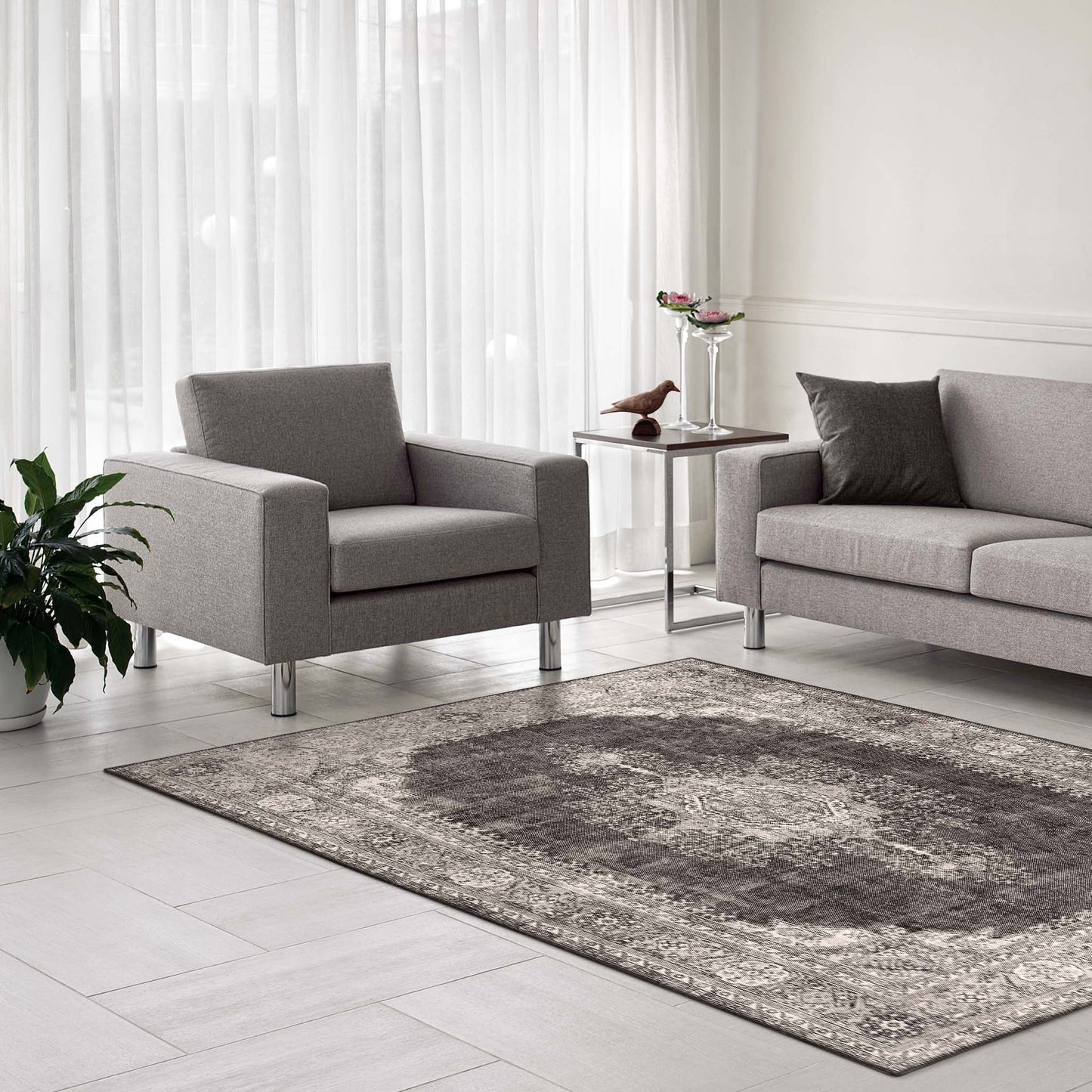 Flores 24 Grey
