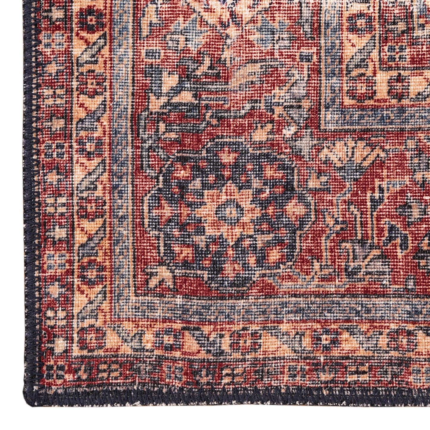 Flores 24 Navy Hallway Runner