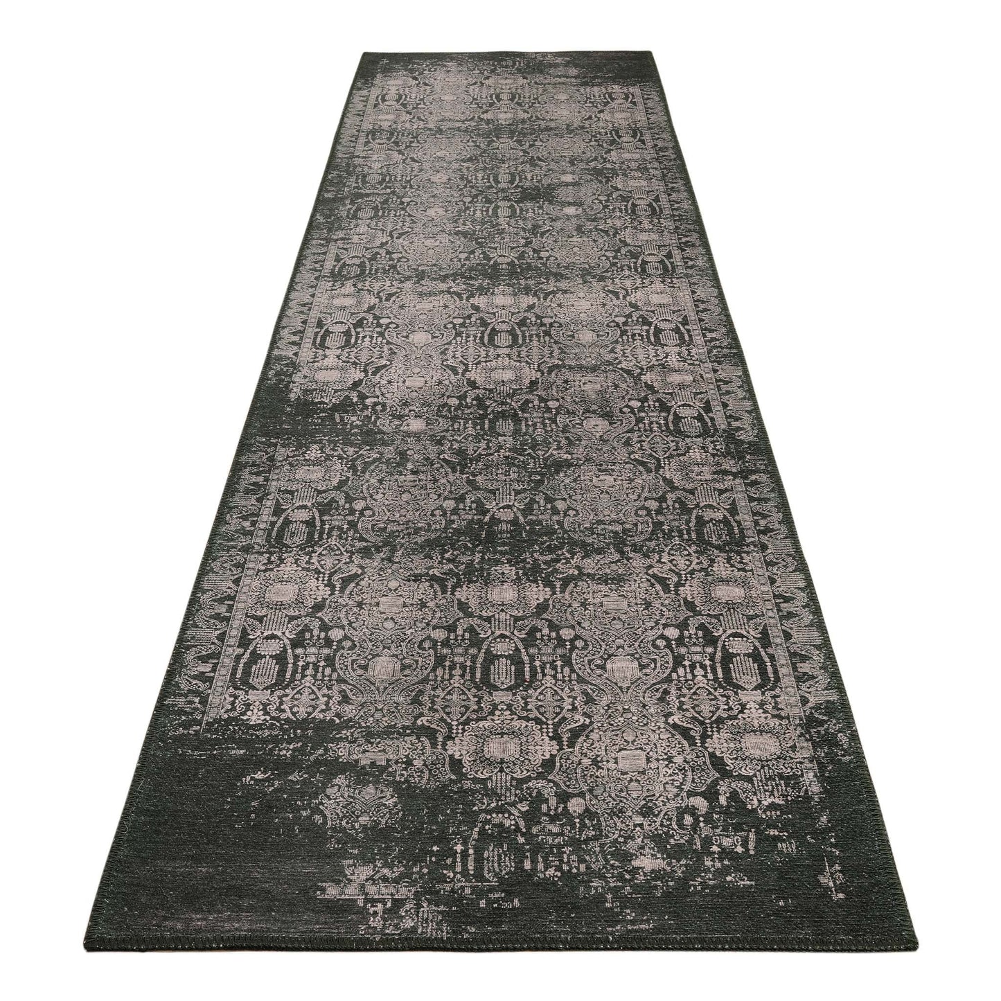 Flores 32 Green Hallway Runner