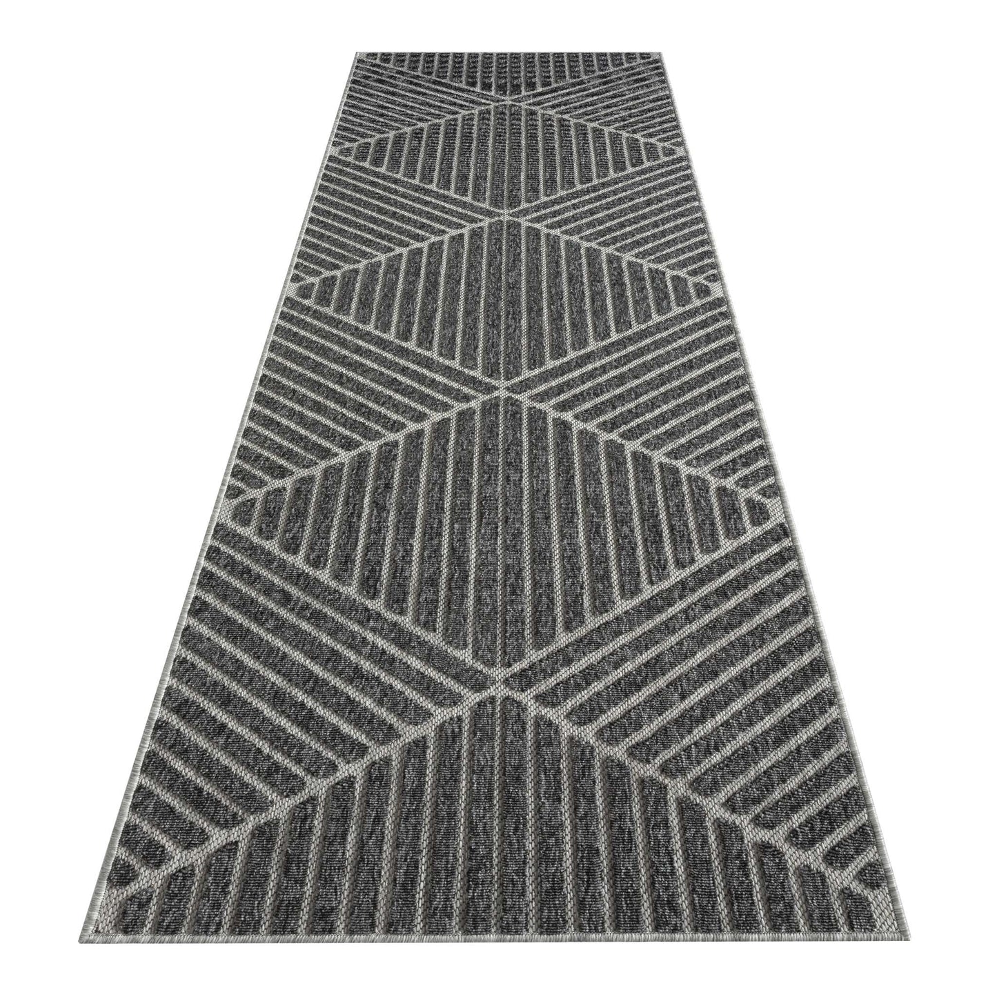 Hana 350 Grey Hallway Runner