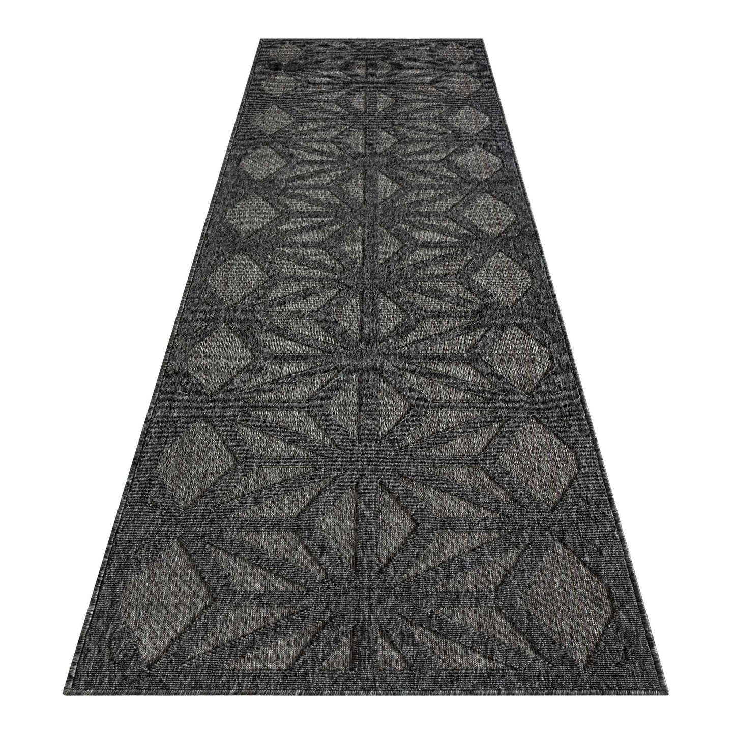 Hana 352 Dk Grey Hallway Runner