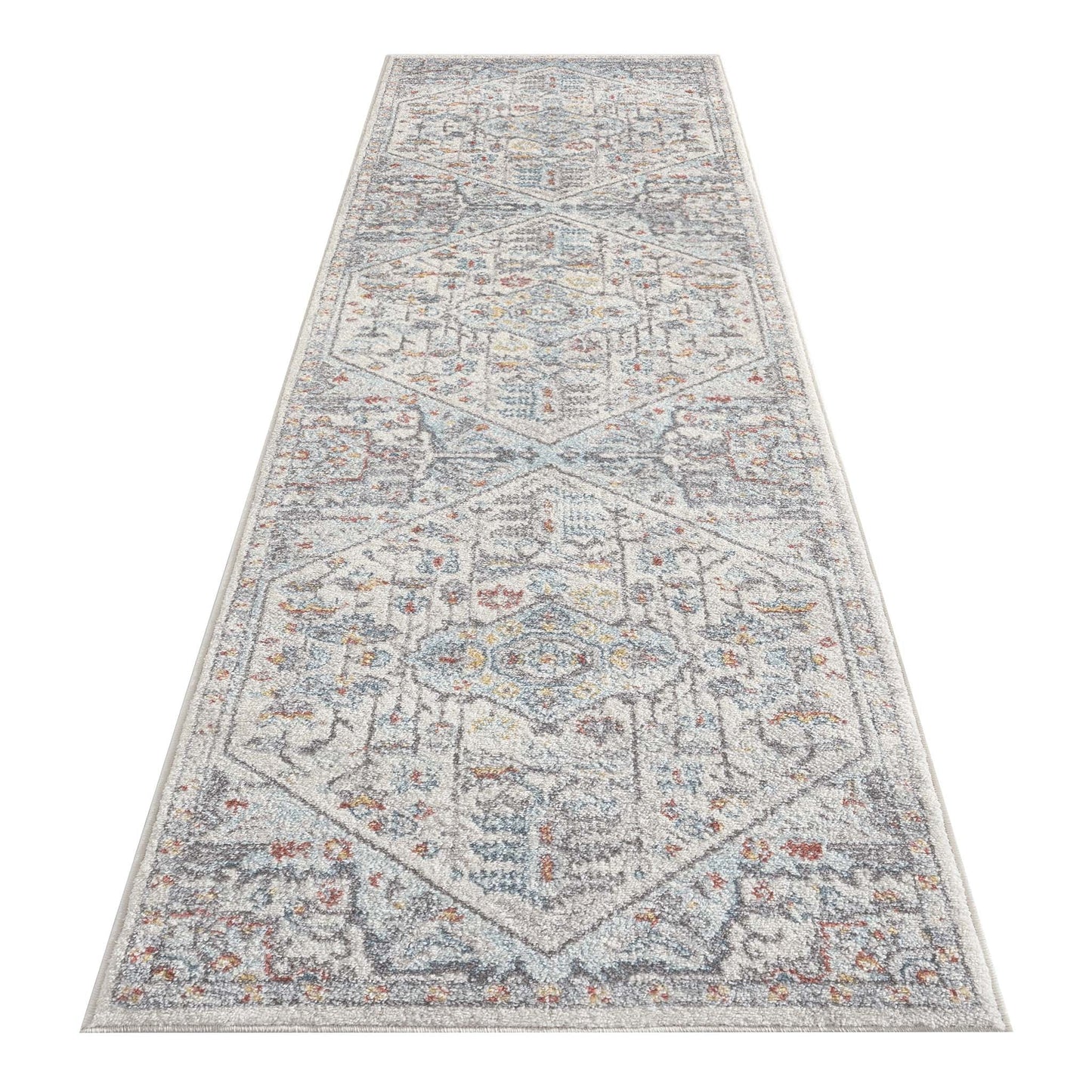 Nihal 7260 Blue Hallway Runner