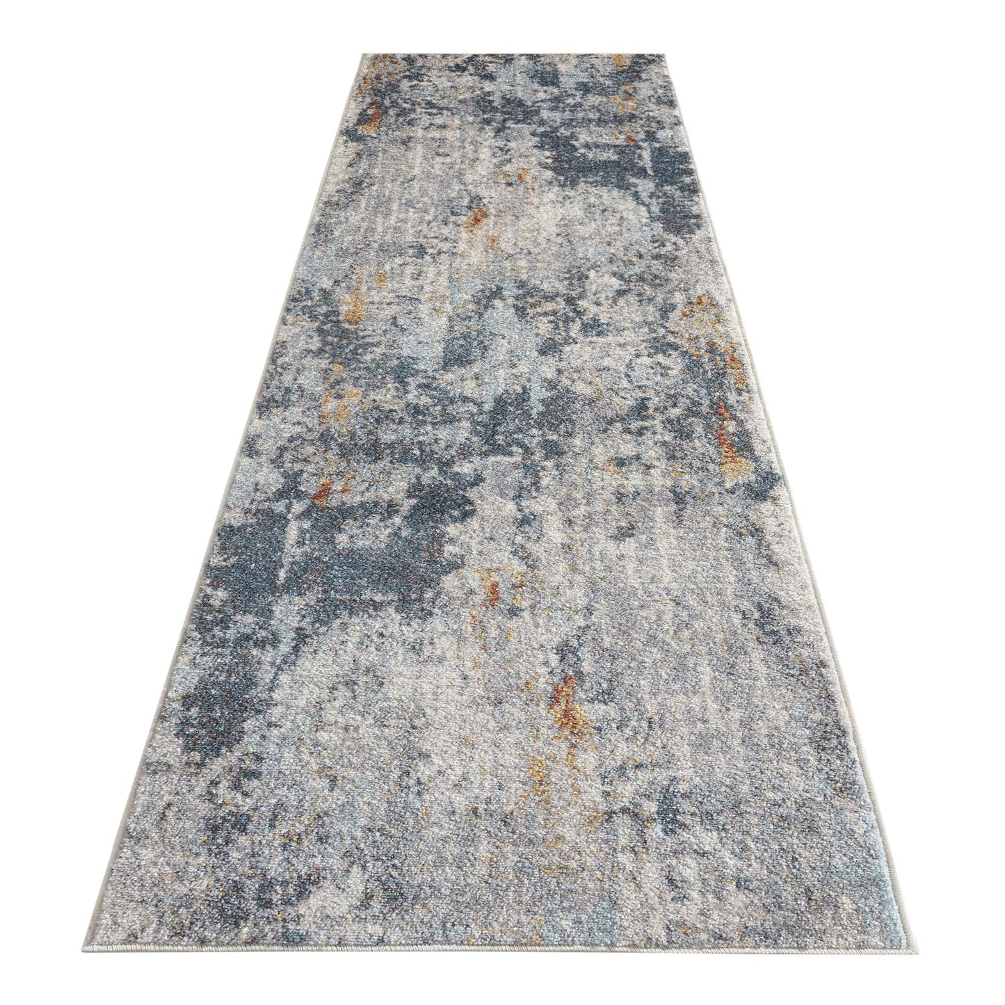Nihal 8427 Grey Hallway Runner