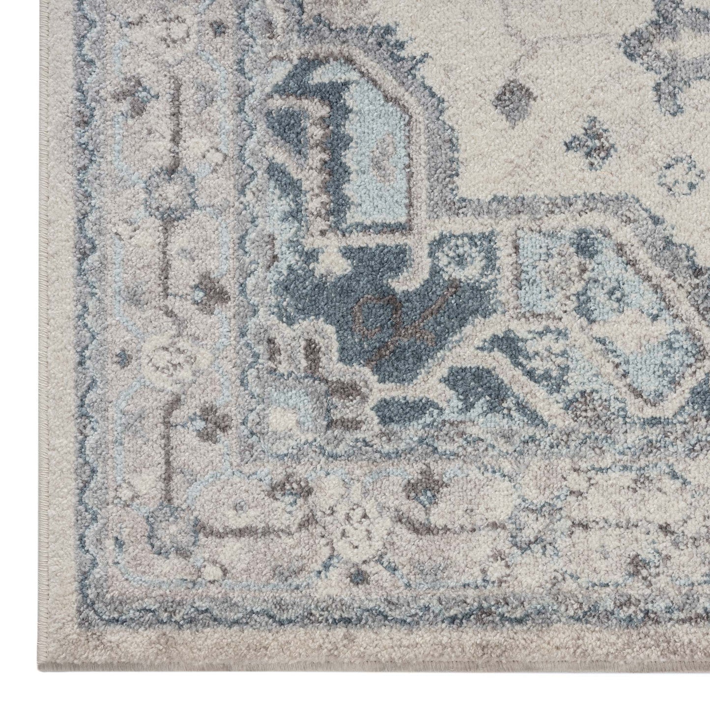 Nihal 8478 Blue Hallway Runner