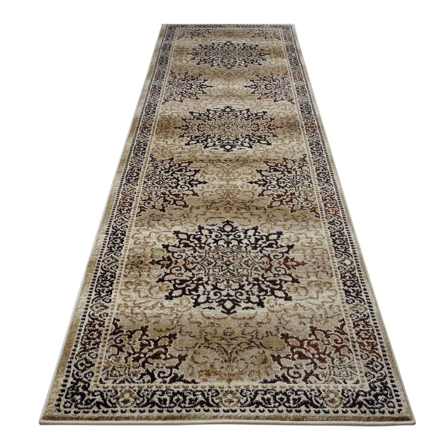 Shule 892 Beige Hallway Runner