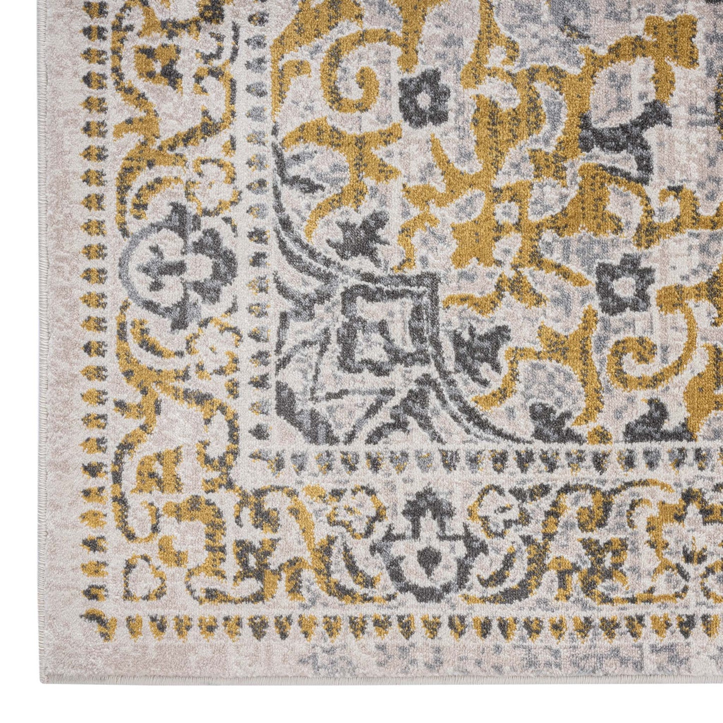 Shule 892 Gold Hallway Runner