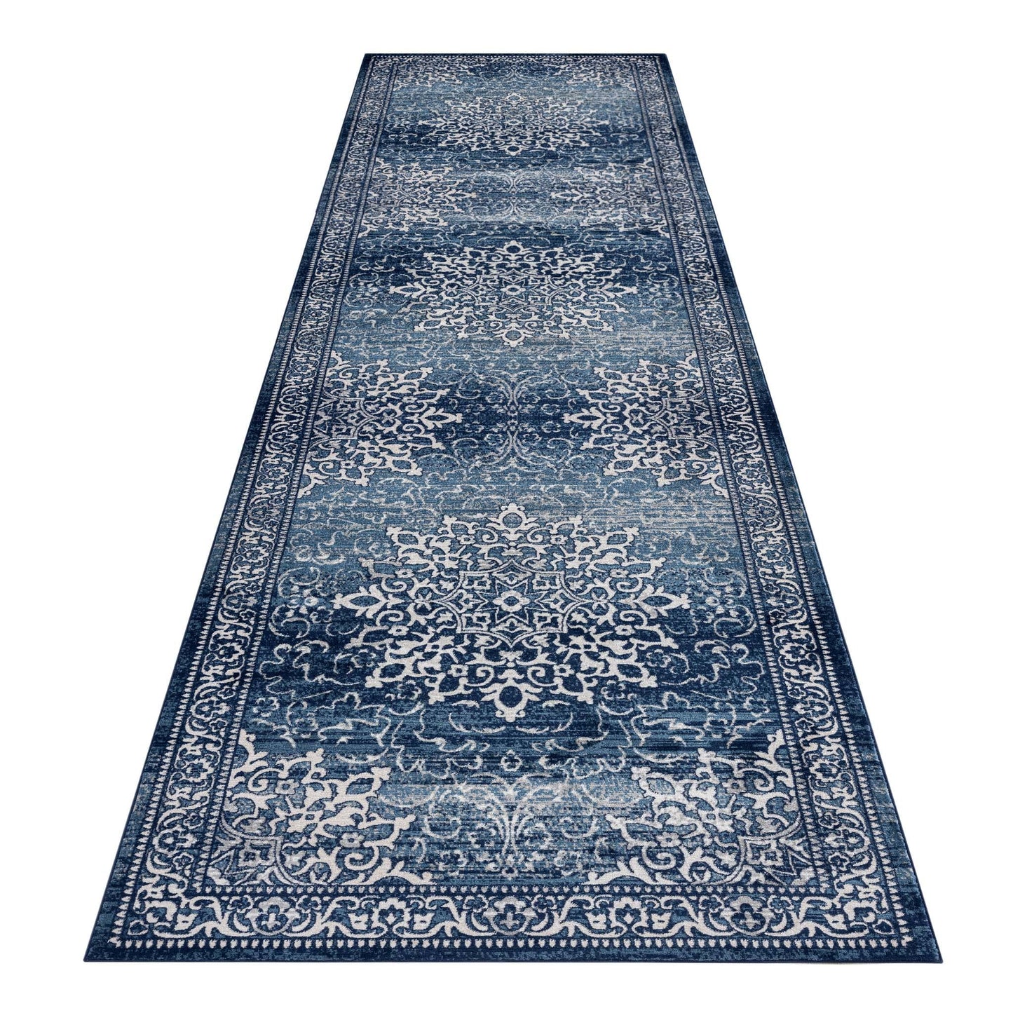 Shule 892 Navy Hallway Runner