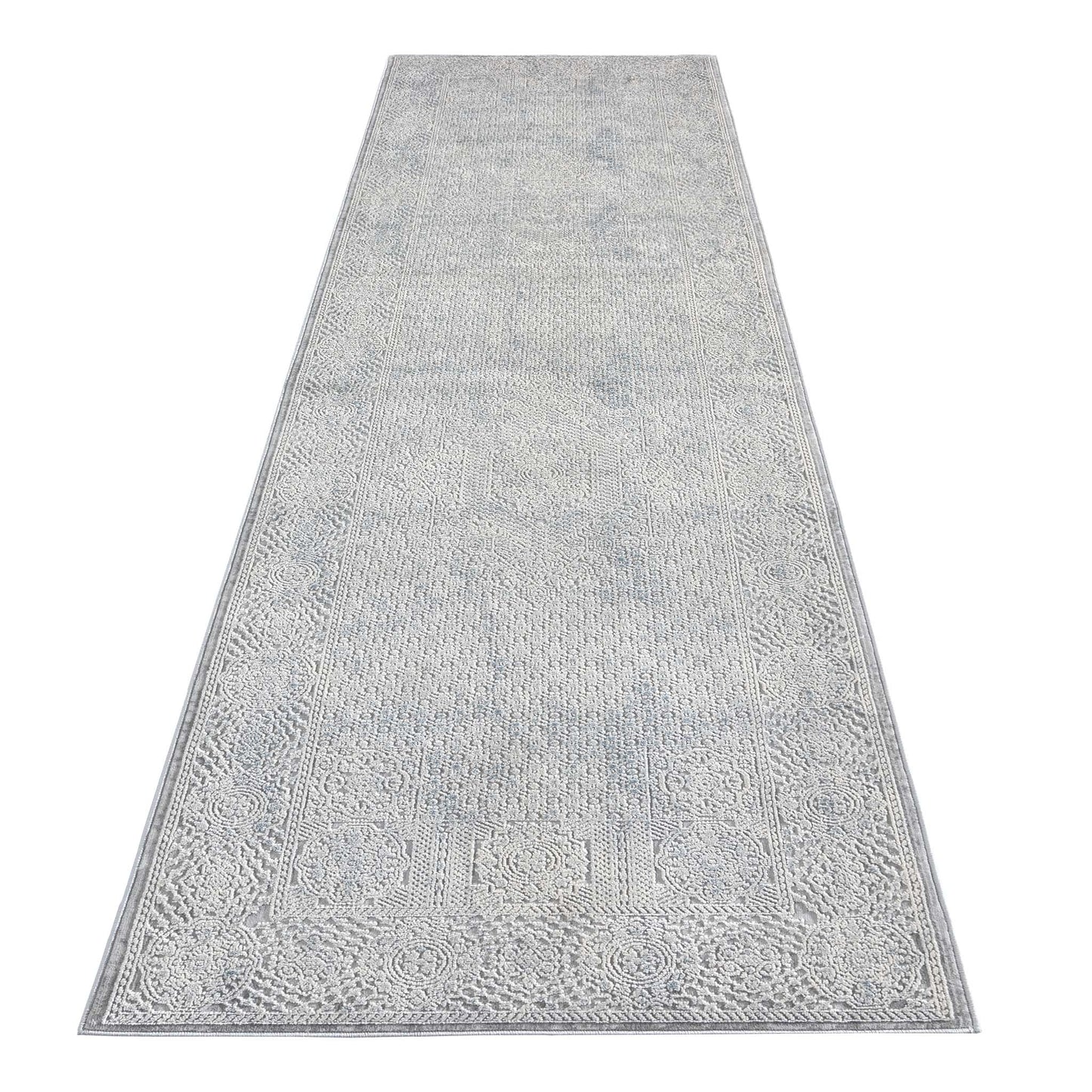 Sabik 540 Grey Hallway Runner