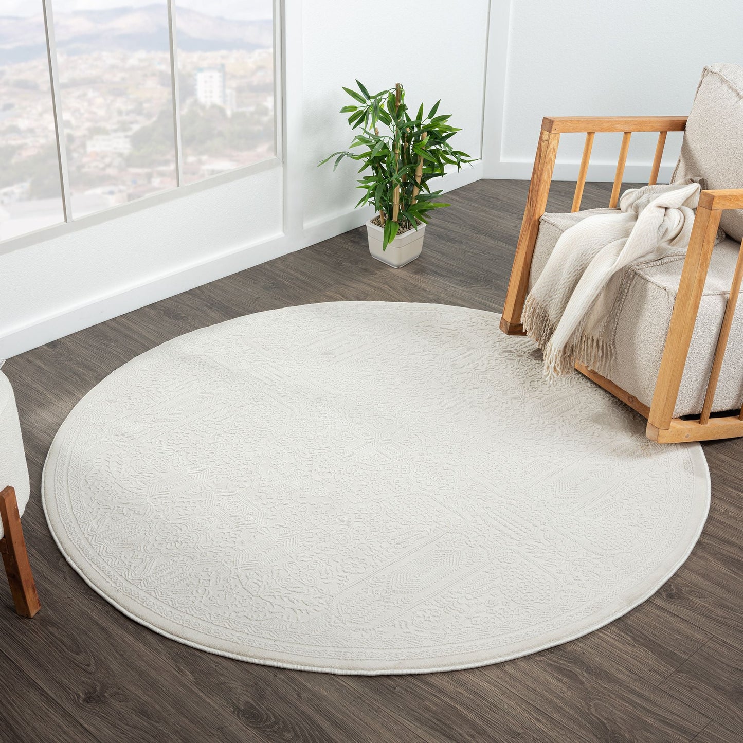 Fiona 471 Ivory Round