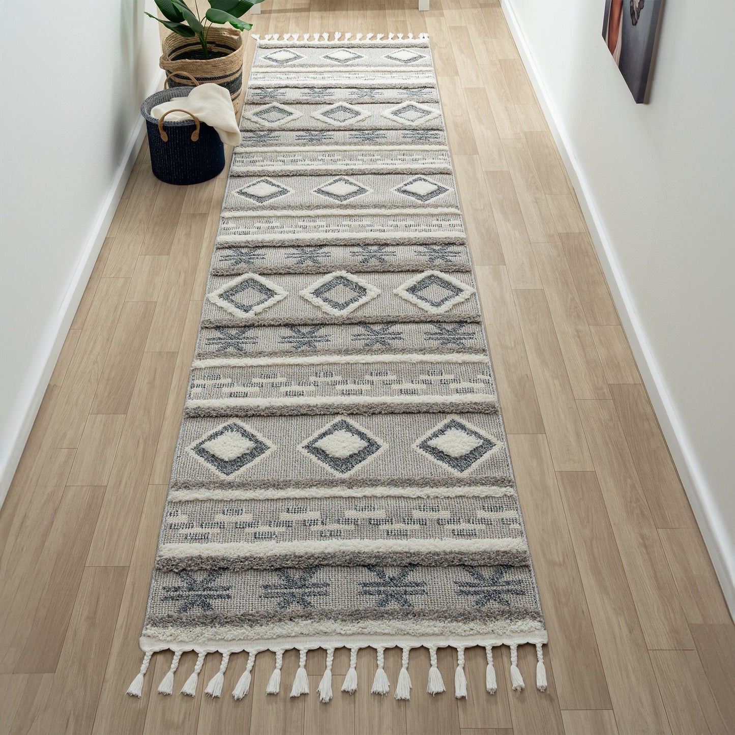Cotton 546 Slate Runner