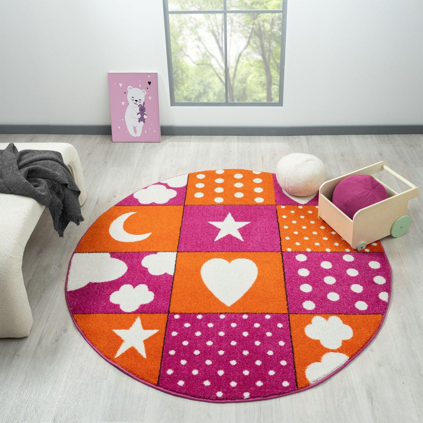 Kid-v 573 Pink Round