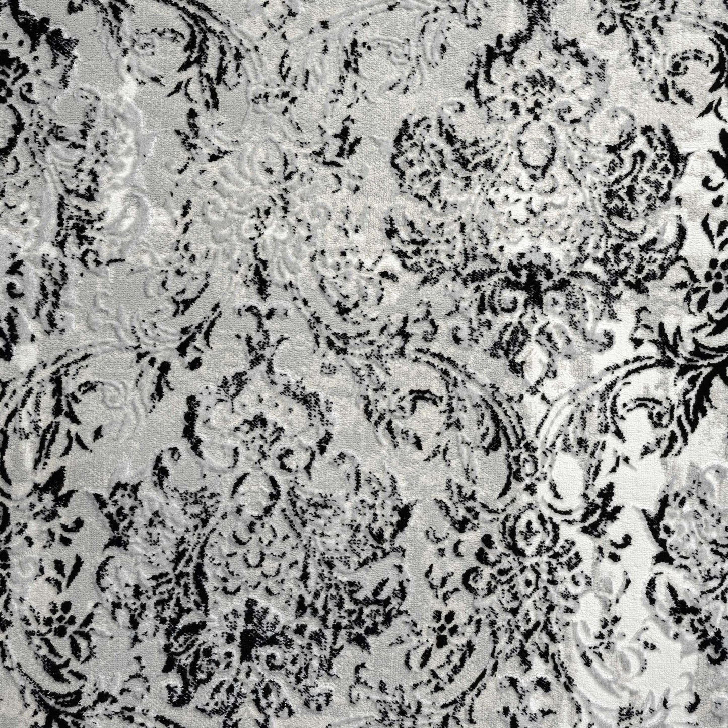 Azalea 4001 Black Hallway Runner