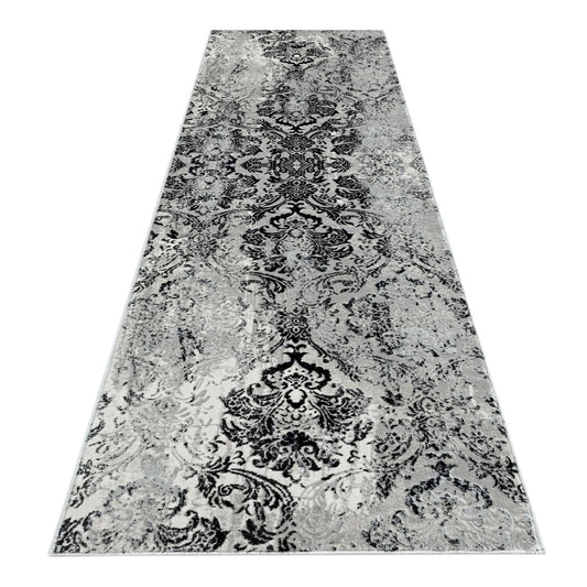 Azalea 4001 Black Hallway Runner