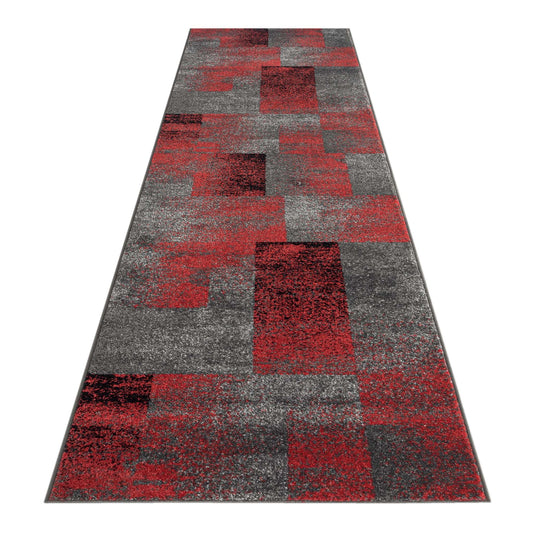 Luxor 444 Red Hallway Runner