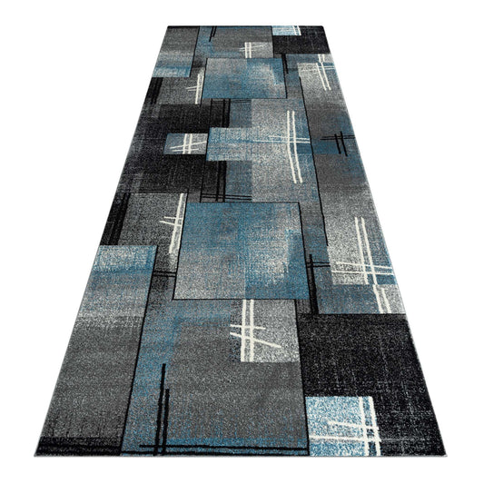 Luxor 754 Blue Hallway Runner