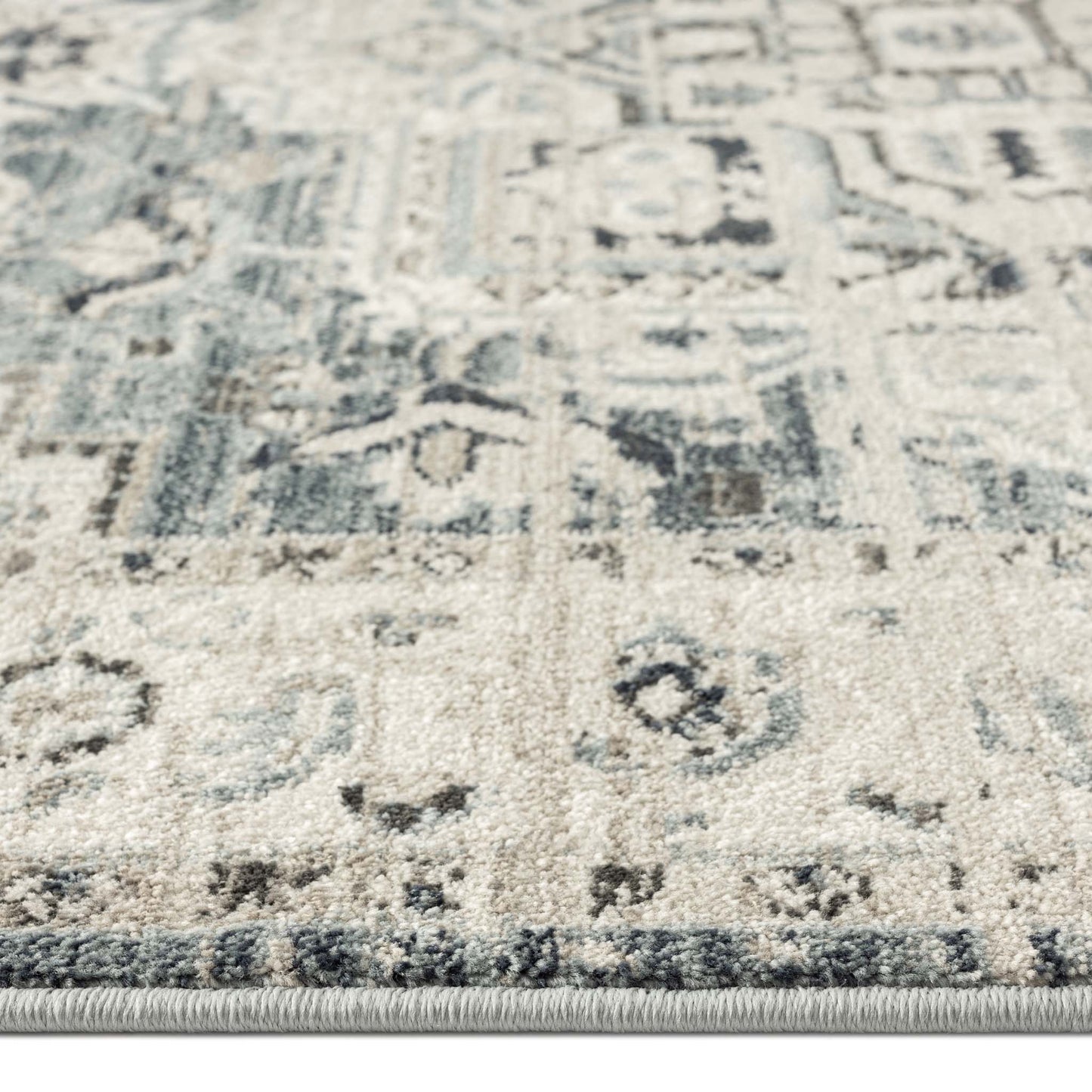 Unique 2201 Lt Blue Hallway Runner