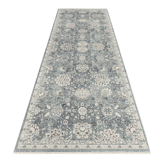 Unique 2202 Lt Blue Hallway Runner