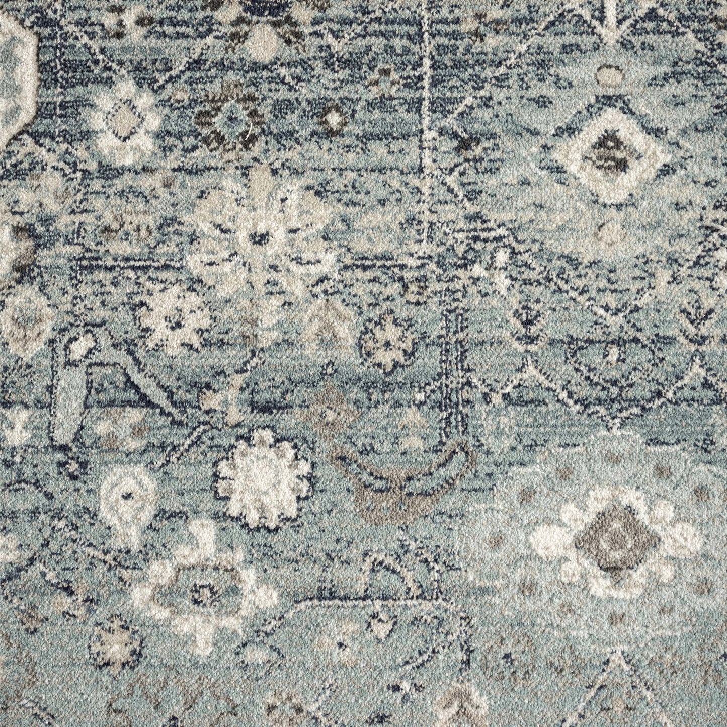 Unique 2203 Lt Blue Hallway Runner