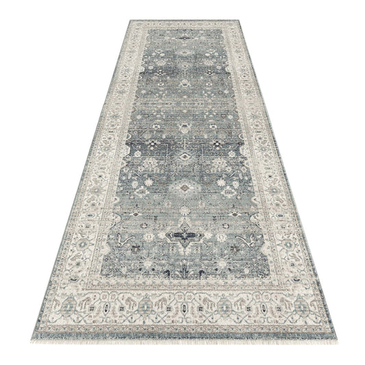 Unique 2203 Lt Blue Hallway Runner