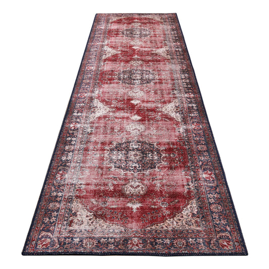 Flores 2017 Red Hallway Runner
