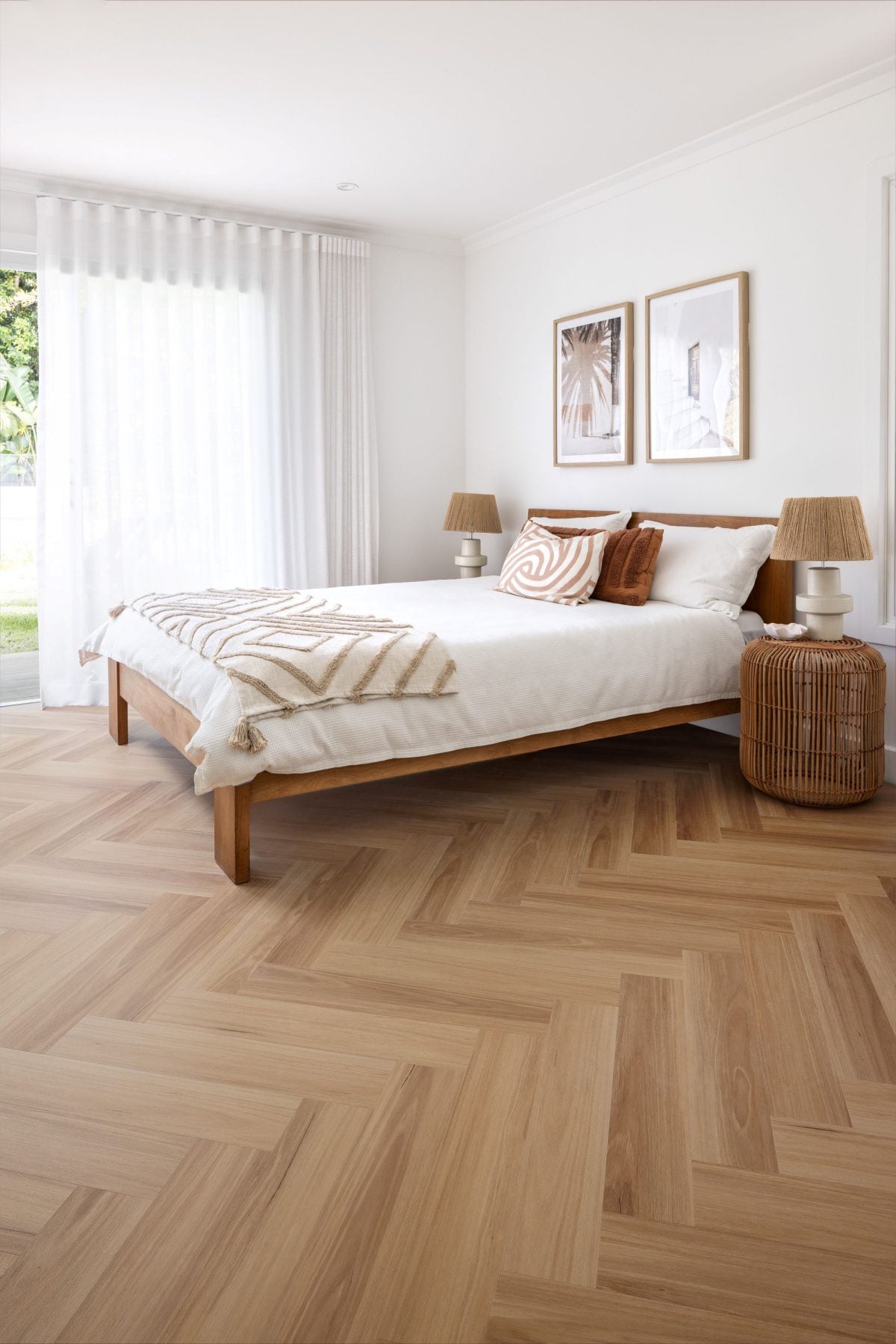 Easi plank Herringbone - HB Natural Blackbutt