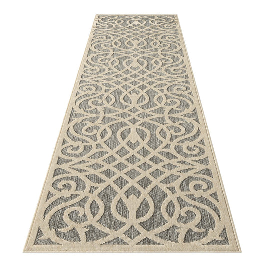 Hana 351 Grey Hallway Runner