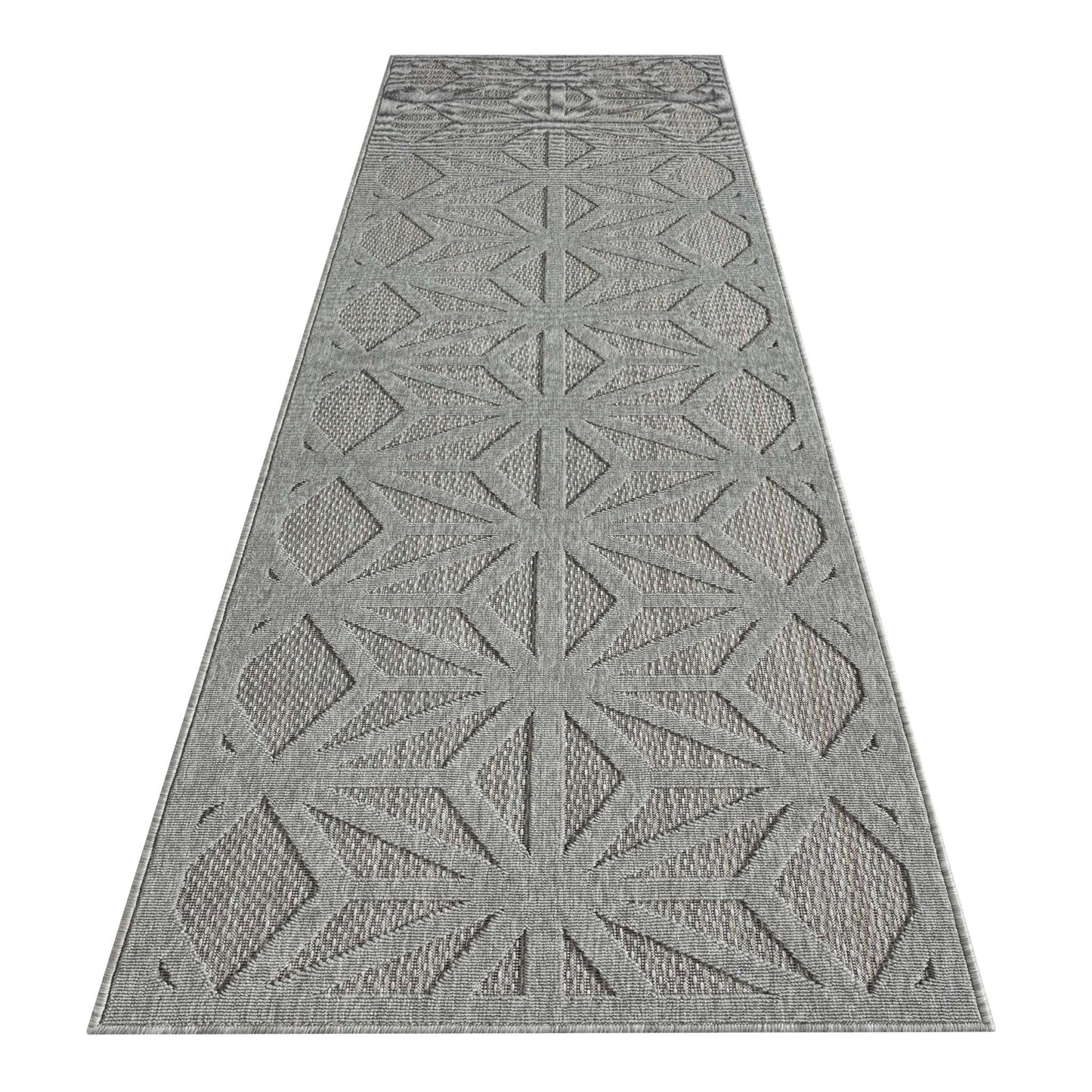 Hana 352 Grey Hallway Runner