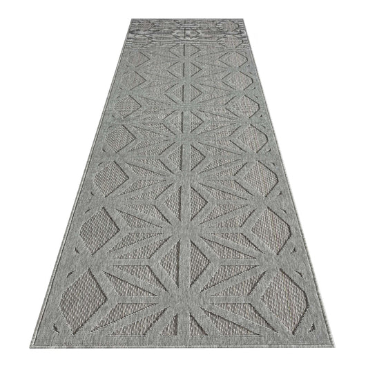 Hana 352 Grey Hallway Runner