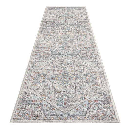 Nihal 7260 Blue Hallway Runner