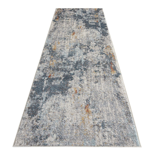 Nihal 8427 Grey Hallway Runner