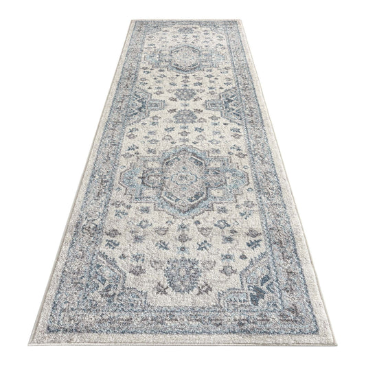 Nihal 8478 Blue Hallway Runner