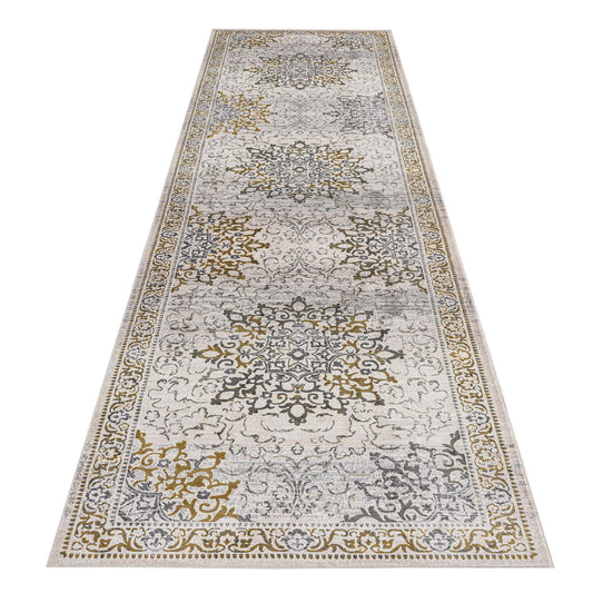 Shule 892 Gold Hallway Runner