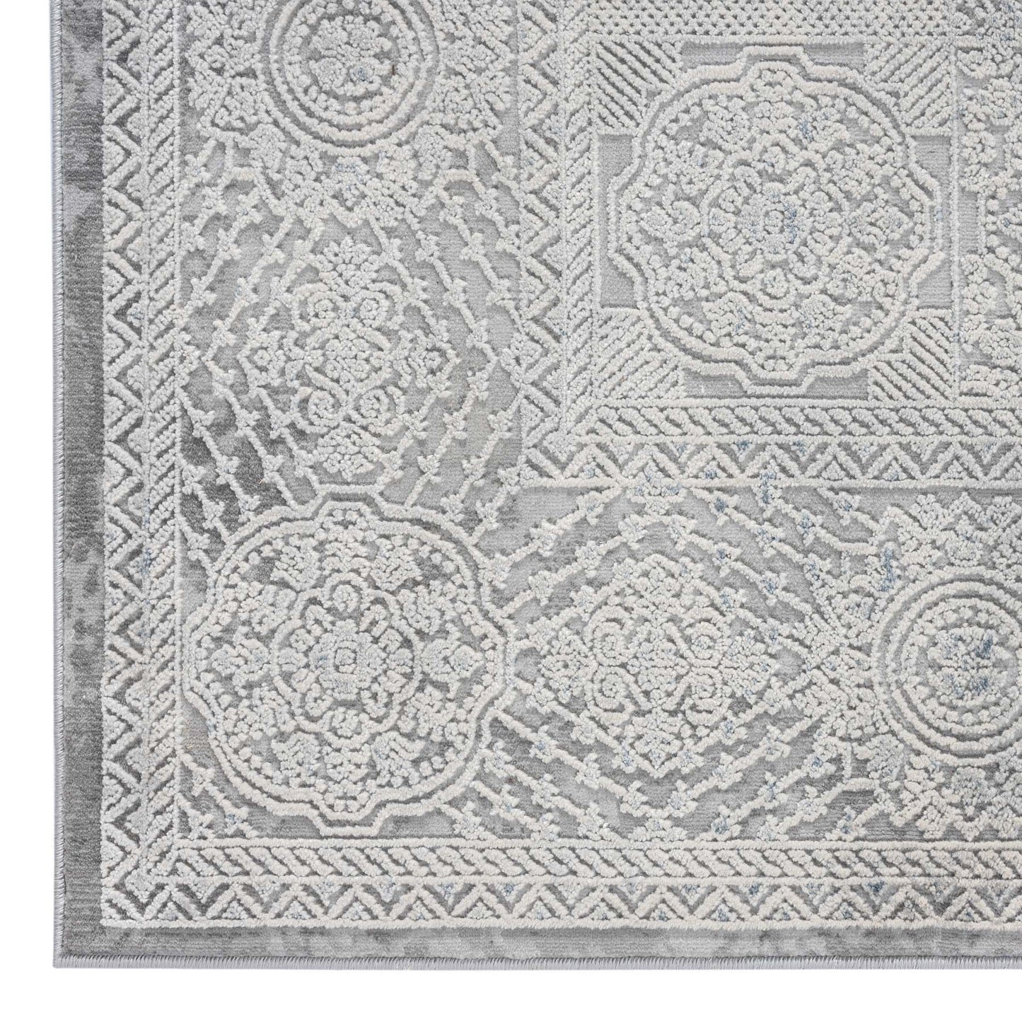 Sabik 540 Grey Hallway Runner