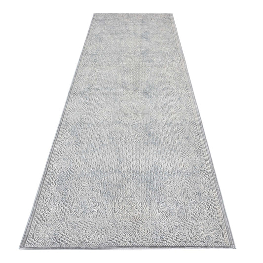 Sabik 540 Grey Hallway Runner