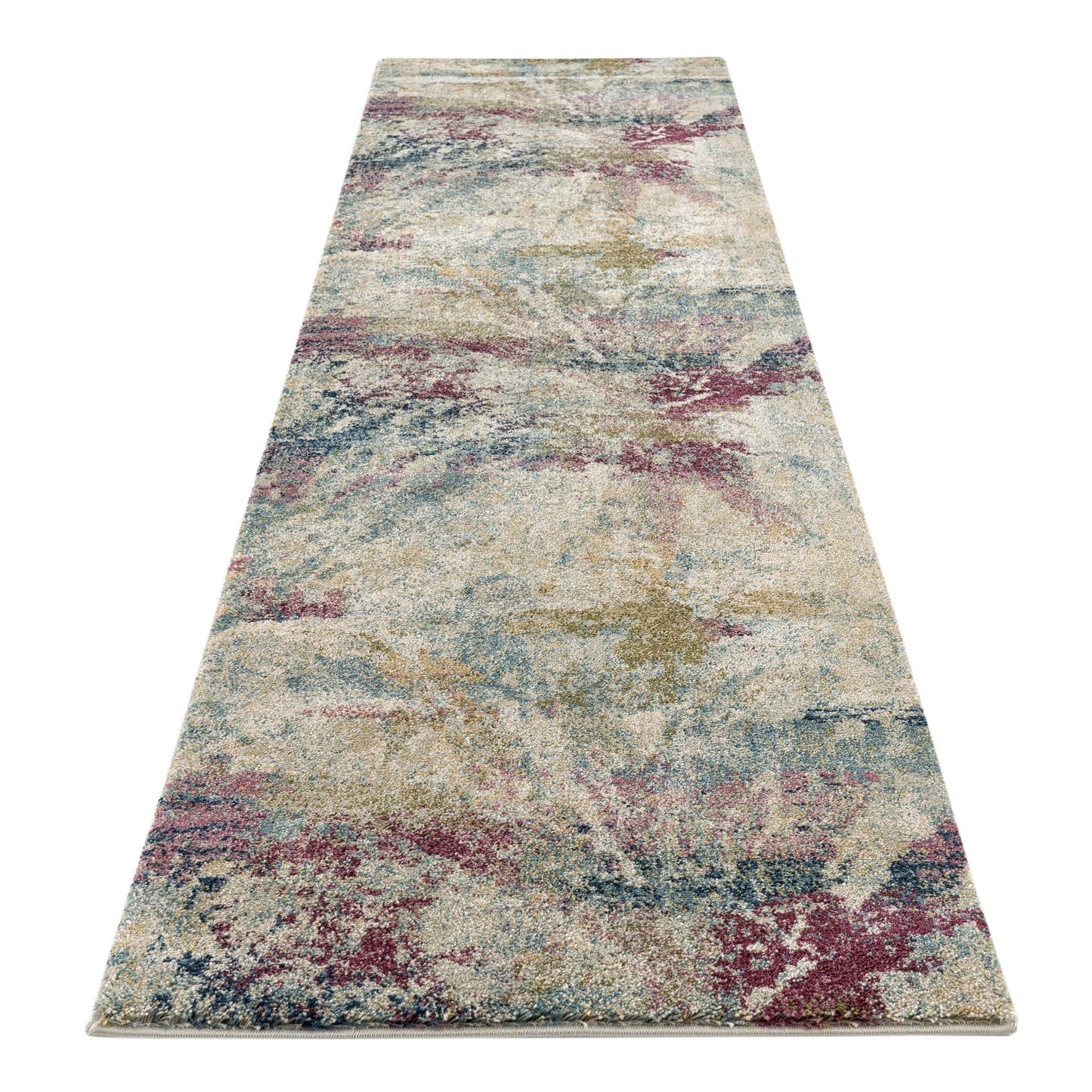 Damascus 676 Green Hallway Runner