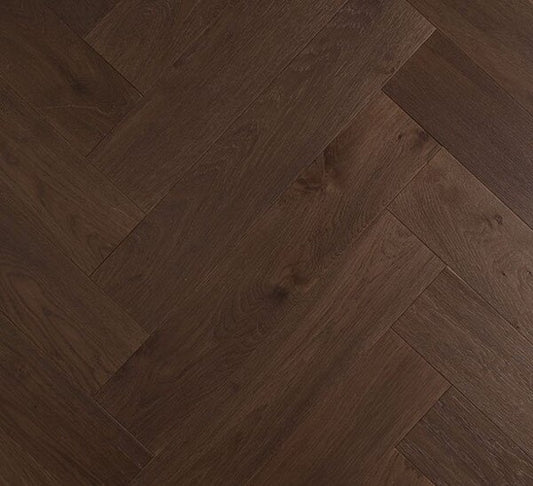 Timber De Marque Herringbon 15/4mm - Dark Brown