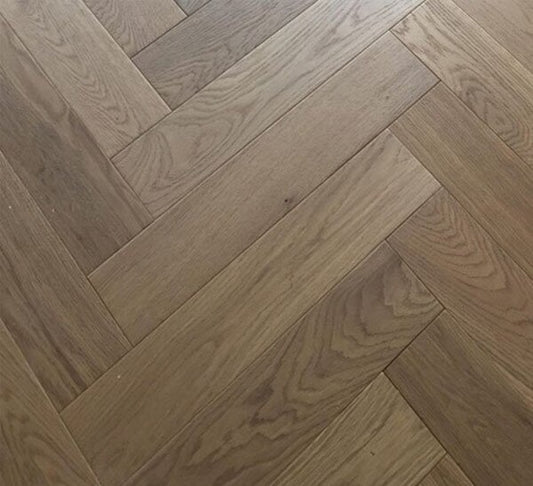Timber De Marque Herringbon 15/4mm - Ash Grey