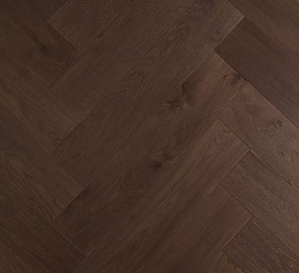 Timber De Marque Herringbon 21/6mm - Dark Brown